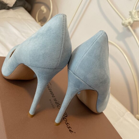 Gianvito Rossi 105mm suede pumps size 39 NEW - Picture 11 of 16